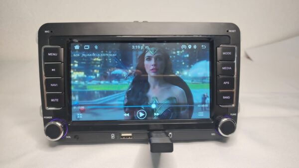 Autoestereo android 7 pulgadas tipo Volkswagen plataforma MKV y MKVI INTEGRA ANDROID AUTO Y APPLE CARPLAY - Imagen 5