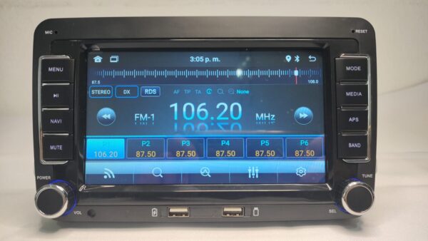 Autoestereo android 7 pulgadas tipo Volkswagen plataforma MKV y MKVI INTEGRA ANDROID AUTO Y APPLE CARPLAY - Imagen 6