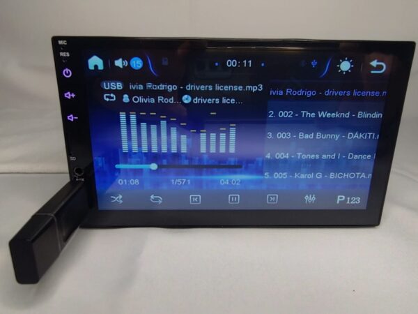 Autoestereo doble din pantalla 7" con CARPLAY - Imagen 7